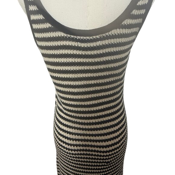 Crochet Long Maxi Coverup Dress - Sleeveless - Size Small - Picture 5 of 5